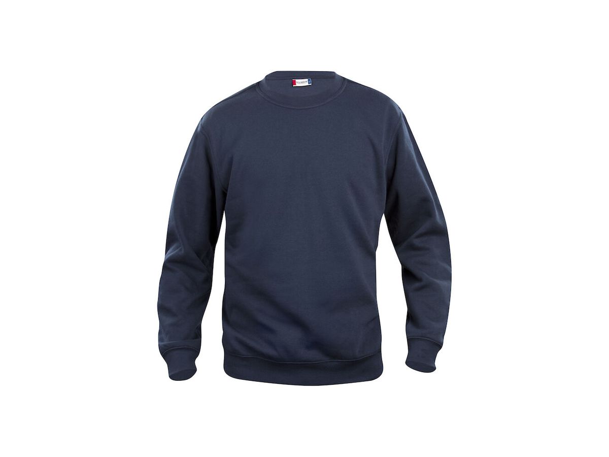 CLIQUE BASIC Pullover dark navy Gr. XL - 80% Polyest. 20% Baumw. 300 g/m2