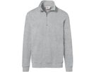 Zip-Sweatshirt Premium, Gr. 5XL - ash meliert