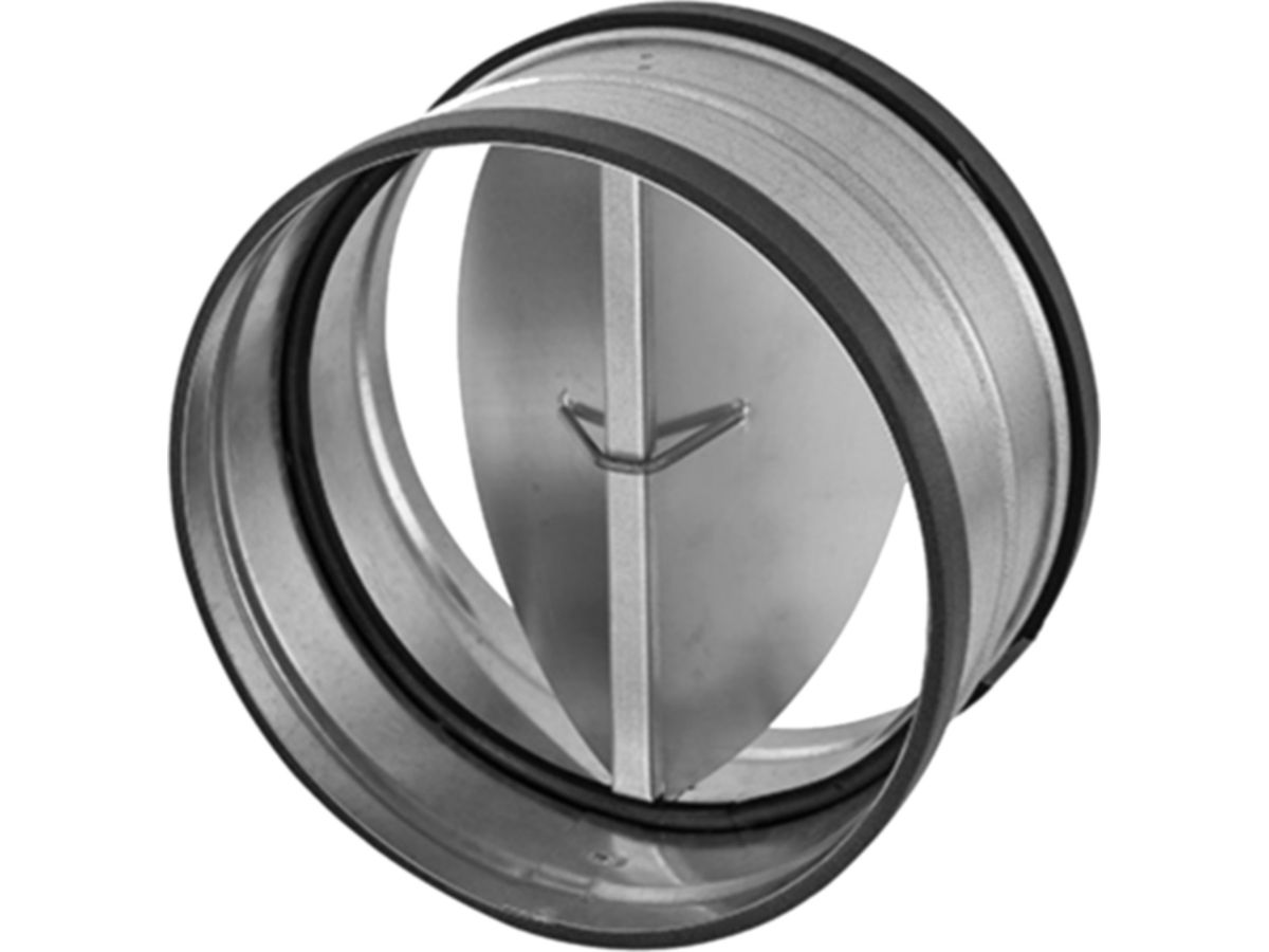 Spiralrohrrücksperrklappe lang