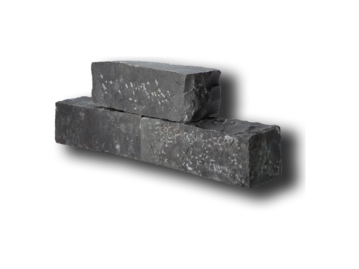 Kleinmauersteine BASALT - freie Längen, Toleranz ± 1-2 cm