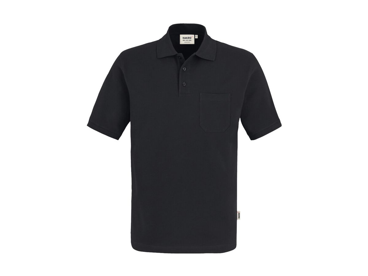 Pocket-Poloshirt Top Einlaufvorbehand. - 100 % Baumwolle, 200 g /m² Gr. XS-