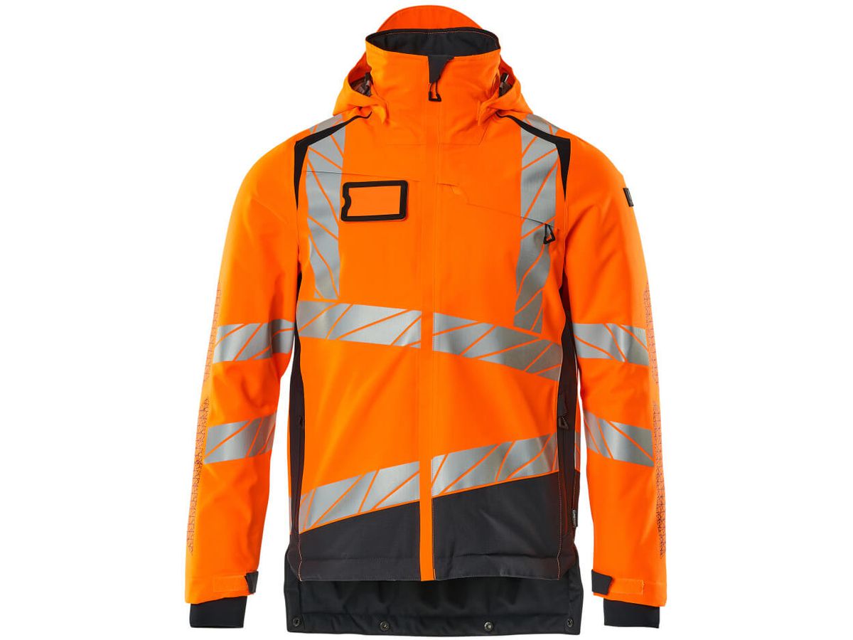 Winterjacke mit CLIMASCOT-Futter Gr. S - hi-vis orange/schwarzblau