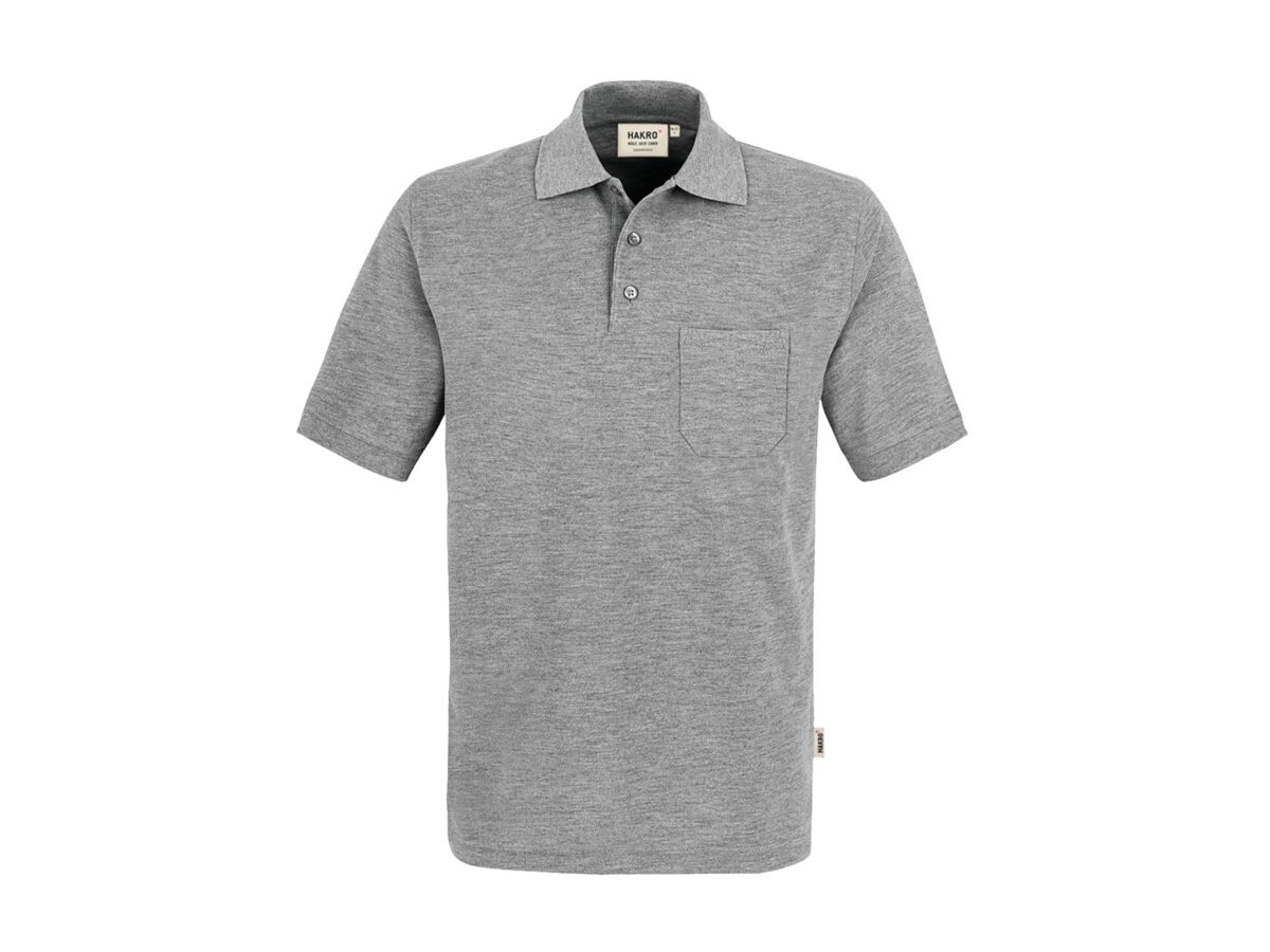 Pocket-Poloshirt Top Einlaufvorbehand. - 100 % Baumwolle, 200 g /m² Gr. XS-