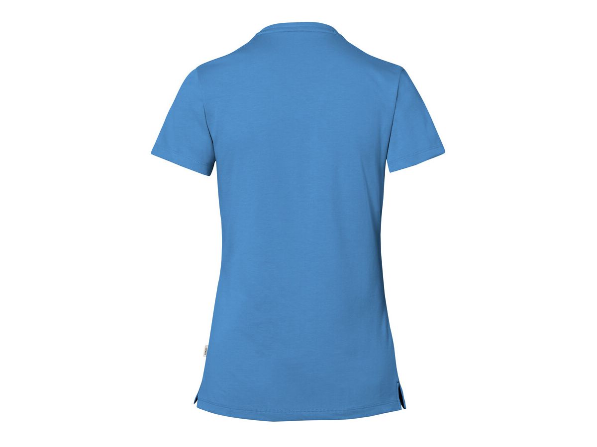 Cotton Tec Damen V-Shirt, Gr. XS - malibublau