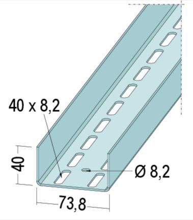 UA 75-2.0 Aussteifungsprofil