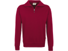 Zip-Sweatshirt Premium Gr. 3XL, weinrot - 70% Baumwolle, 30% Polyester, 300 g/m²