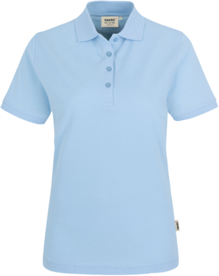 Damen-Poloshirt Classic Gr. 2XL, eisblau - 100% Baumwolle, 200 g/m²