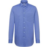 City Kent Hemd MEN 1/1 gewebt Gr. 47 - mittelblau, 100% CO