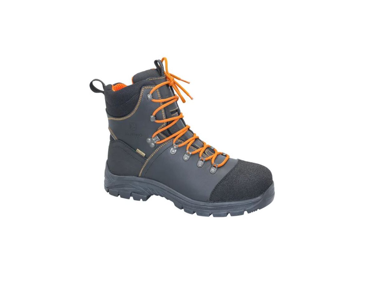 Bormio Sicherheitsschnürstiefe, Gr.47 - SAFETY Mythen, schwarz/orange