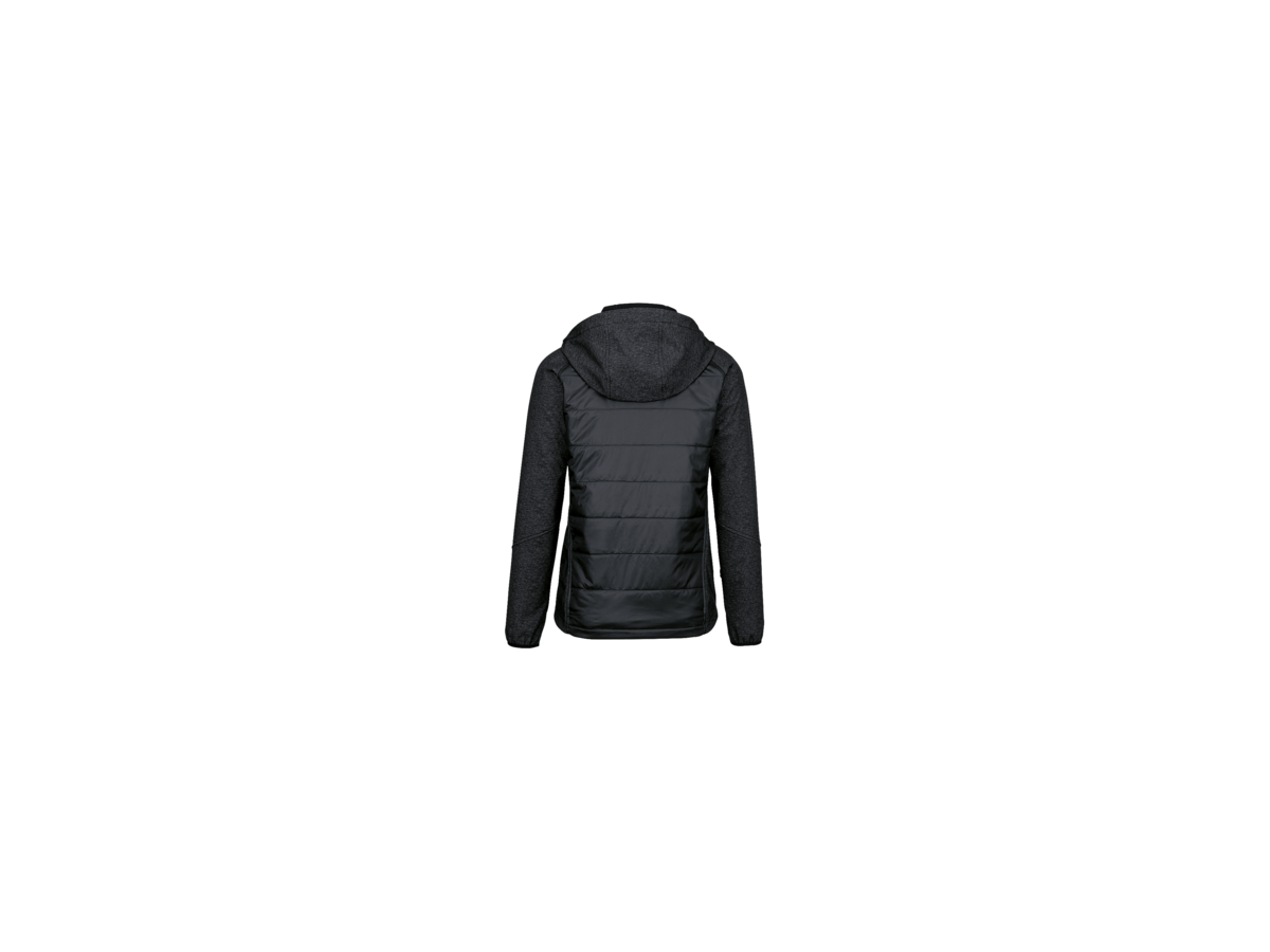 Damen-Hybridjacke Maryland XS schwarz - Polyamid, Polyester, Elasthan