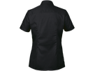 Bluse ½-Arm Business Gr. S, schwarz - 100% Baumwolle, 120 g/m²