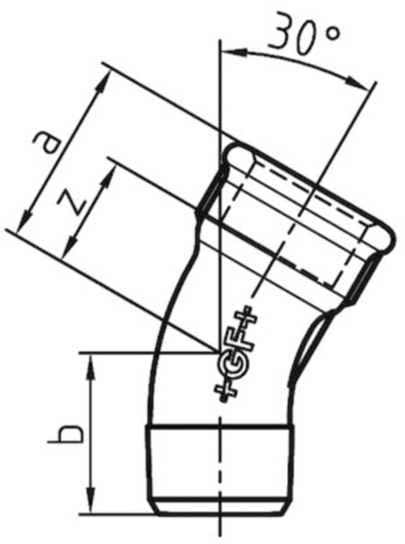 Bogen +GF+  50 verzinkt