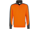 Zip-Sweatsh. Co. Perf. 5XL orange/anth. - 50% Baumwolle, 50% Polyester, 300 g/m²