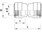 Verbinder HAWLE-GRIP, PN 16 - 7221