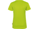 Damen-V-Shirt COOLMAX Gr. S, kiwi - 100% Polyester, 130 g/m²