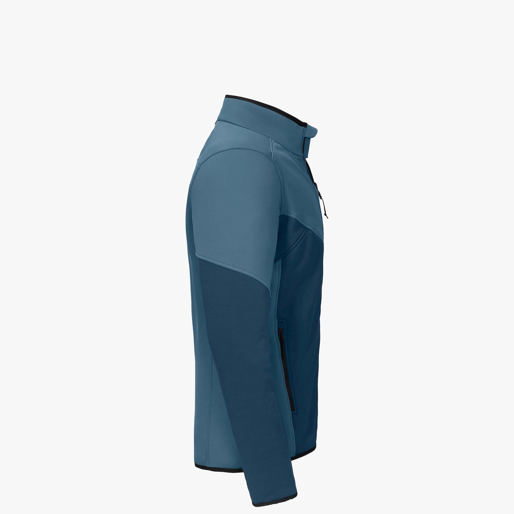 Arbeitsjacke Zipln Herren Gr. XL - 94%Polyester 6%Elasthan, blau