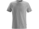 T-Shirt Classic, Gr. M - grau-meliert