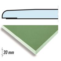 Knauf GKP Platten imprägniert 20 mm - Massivbauplatte, 62.5/200 cm