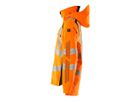Hard Shell Jacke, Gr. S - hi-vis orange/schwarzblau, 100% PES