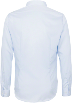 Hemd 1/1-Arm Business Tail. XS himmelbl. - 100% Baumwolle