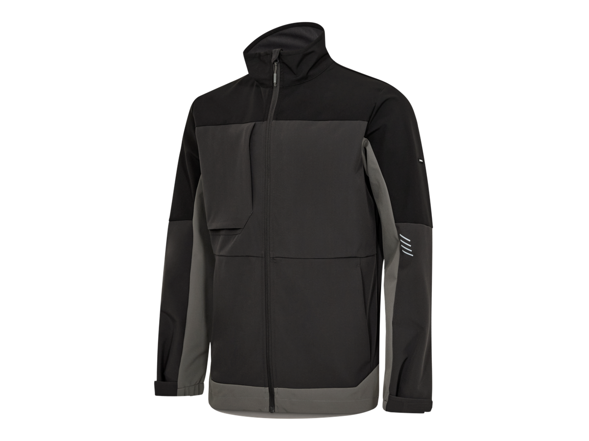 ENTIRE Softshelljacke Gr. 3XL - Anthrazitgrau/Schwarz