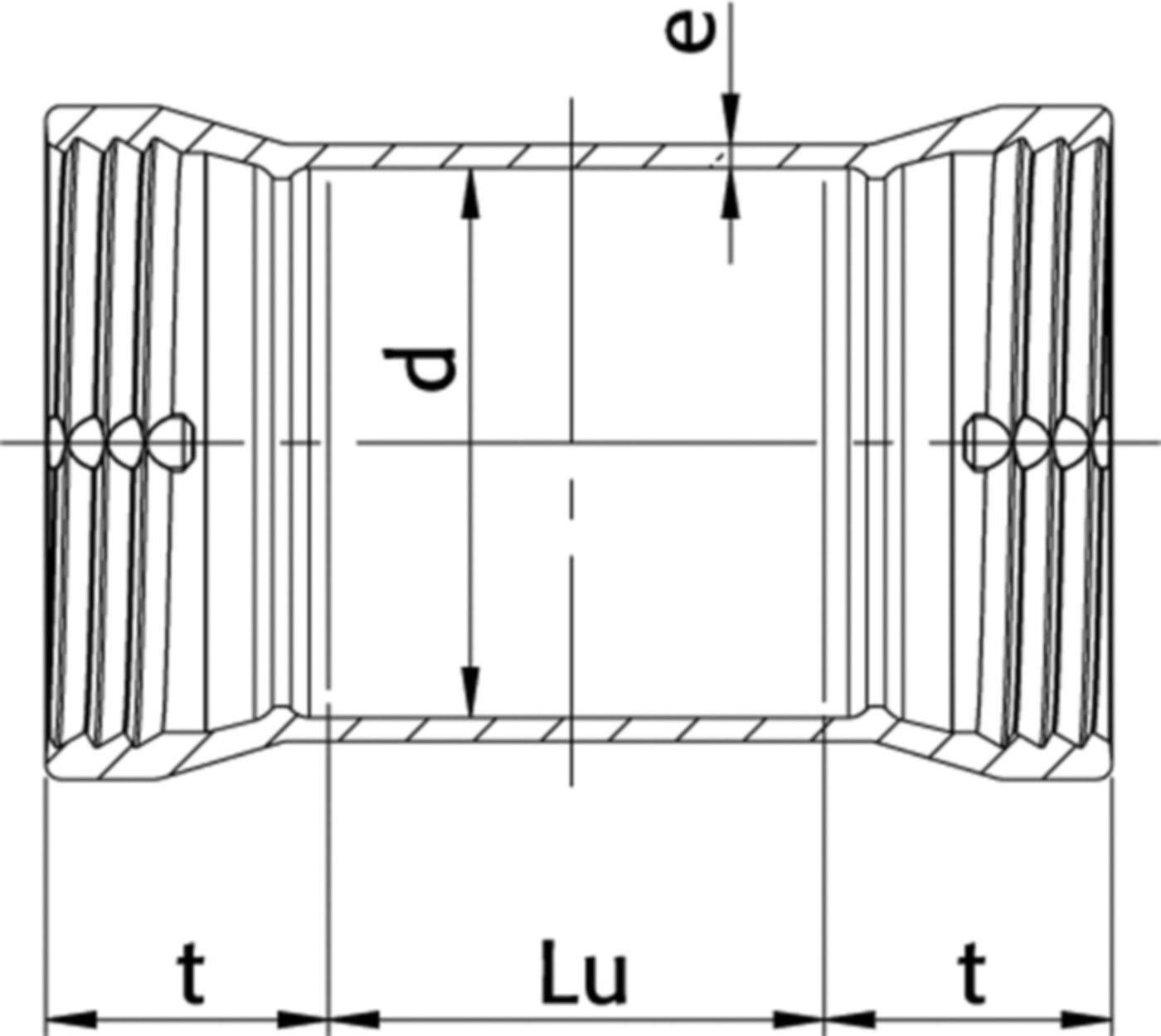 Schraubmuffenschlaufe WILD 100 mm