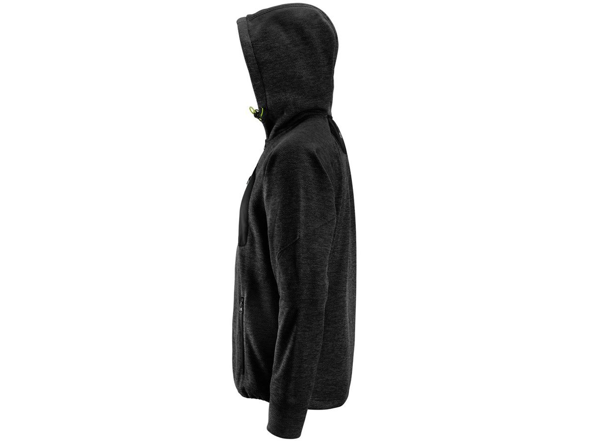 Flexi Work Fleece Hoodie, Gr. S - schwarz, 100% PES, 210 g/m²
