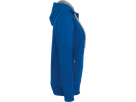 Damen-Kapuzenjacke Bonded 3XL - royalblau/silber, 75% PES/25% CO