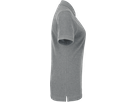 Damen-Poloshirt Perf. L grau meliert - 50% Baumwolle, 50% Polyester, 200 g/m²