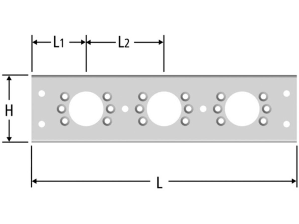 Optiflex Halteplatte