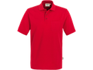 Pocket-Poloshirt Top Gr. 2XL, rot - 100% Baumwolle