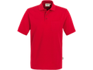 Pocket-Poloshirt Top Gr. XL, rot - 100% Baumwolle