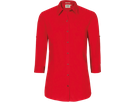 Bluse Vario-¾-Arm Performance Gr. M, rot - 50% Baumwolle, 50% Polyester, 120 g/m²