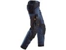 AllroundWork Arbeitshose, Gr. 62 - marineblau-schwarz, Stretch Loose Fit