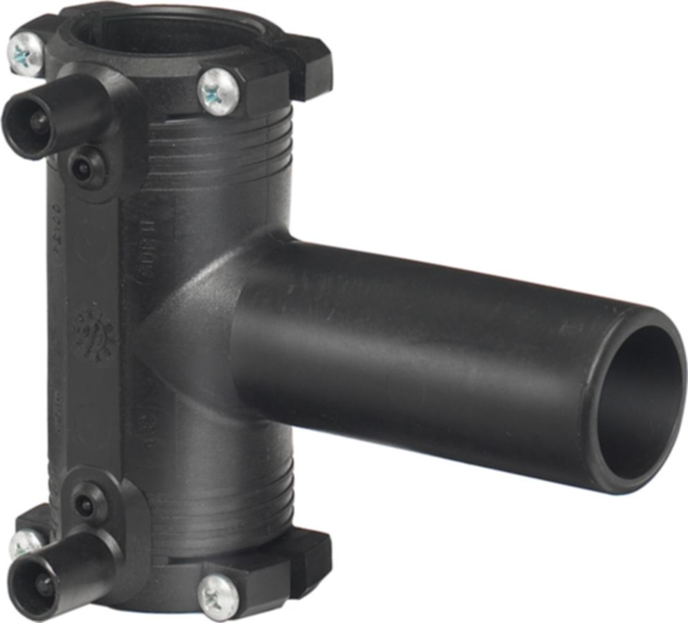 T-Stück 90° egal PE 100 S-5 SDR 11 - 5 bar Gas / 16 bar Wasser