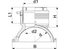 HDPE-Druck-Anschlussfitting 200/ 90 mm - ELGEF Saturn