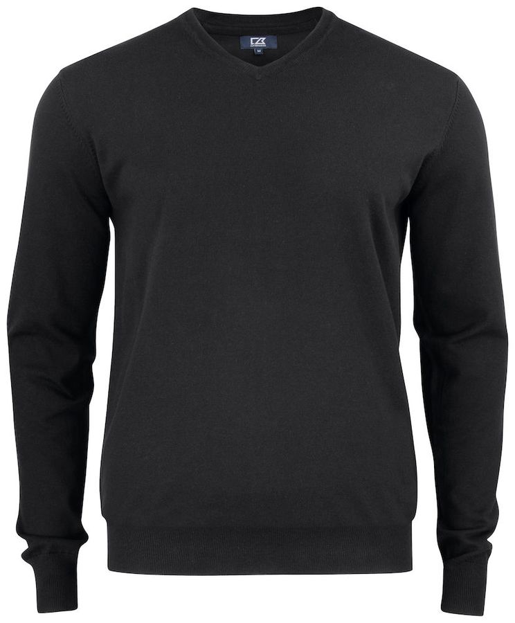 Oakville V-Neck Men Pullover - 80% CO / 20% NY, 200 g/m2