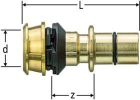 Optiflex-Flowpress-Übergang - auf MeplaFix mit Stecknippel