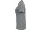 Damen-Poloshirt Perf. L grau meliert - 50% Baumwolle, 50% Polyester, 200 g/m²