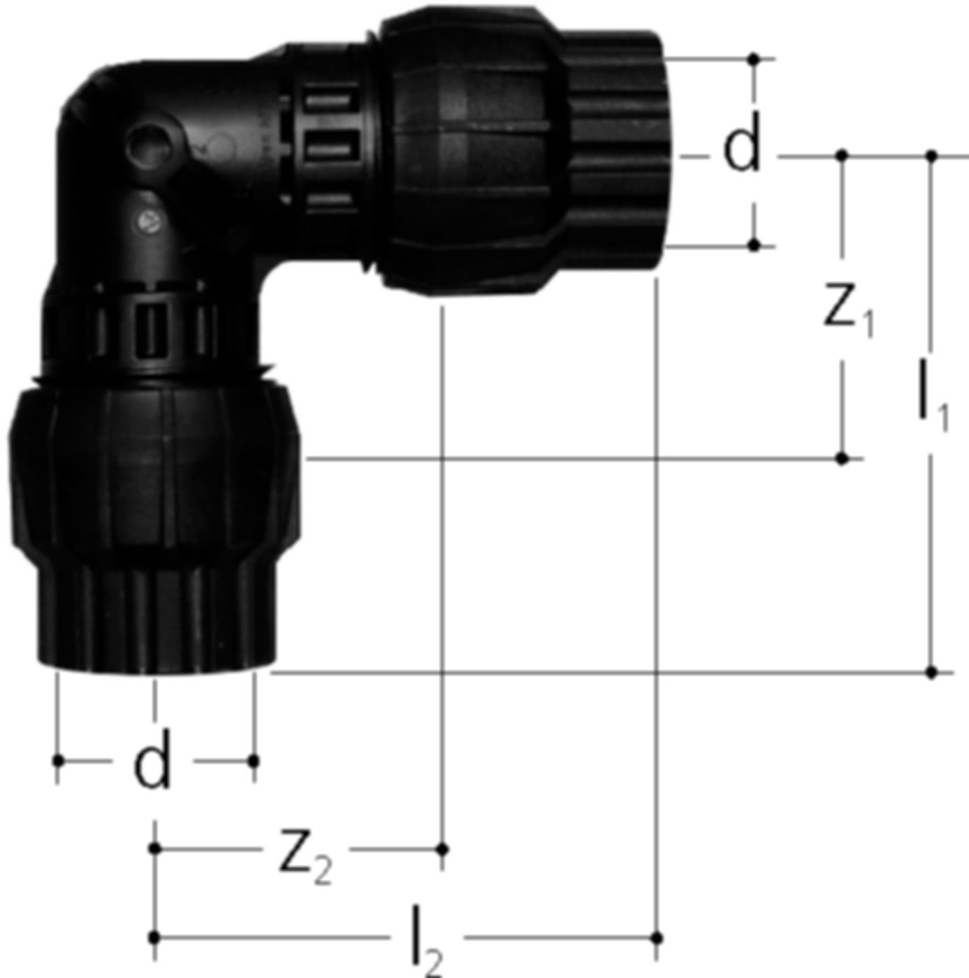 Sanipex MT-Winkel 90°