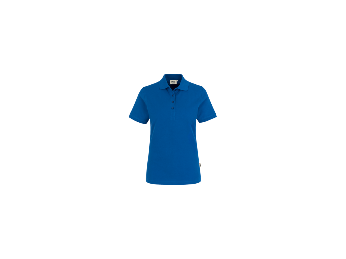 Damen-Poloshirt Classic Gr. M, royalblau - 100% Baumwolle, 200 g/m²