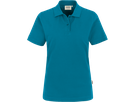 Damen-Poloshirt Top Gr. XL, petrol - 100% Baumwolle, 200 g/m²