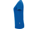 Damen-V-Shirt Perf. Gr. S, royalblau - 50% Baumwolle, 50% Polyester, 160 g/m²