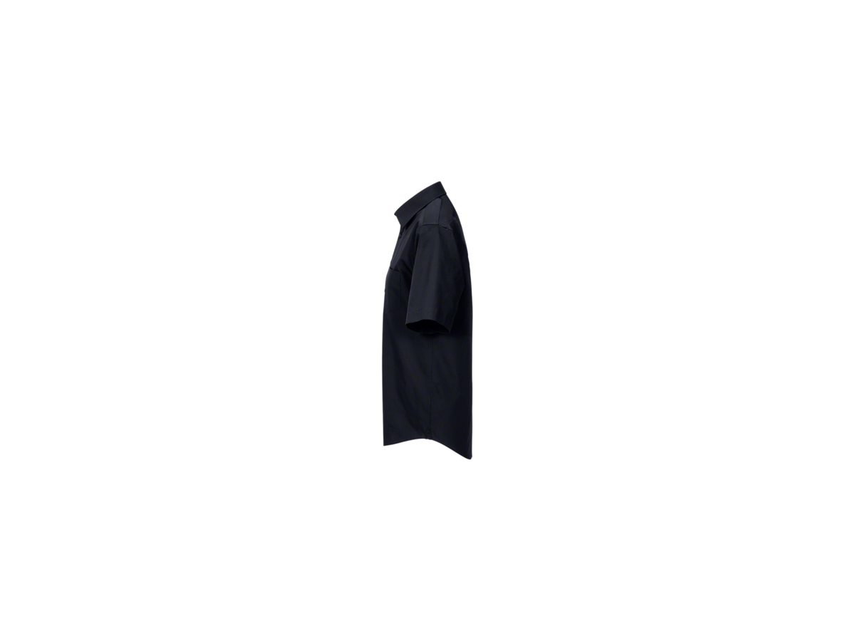 Hemd ½-Arm Performance Gr. 2XL, schwarz - 50% Baumwolle, 50% Polyester, 120 g/m²