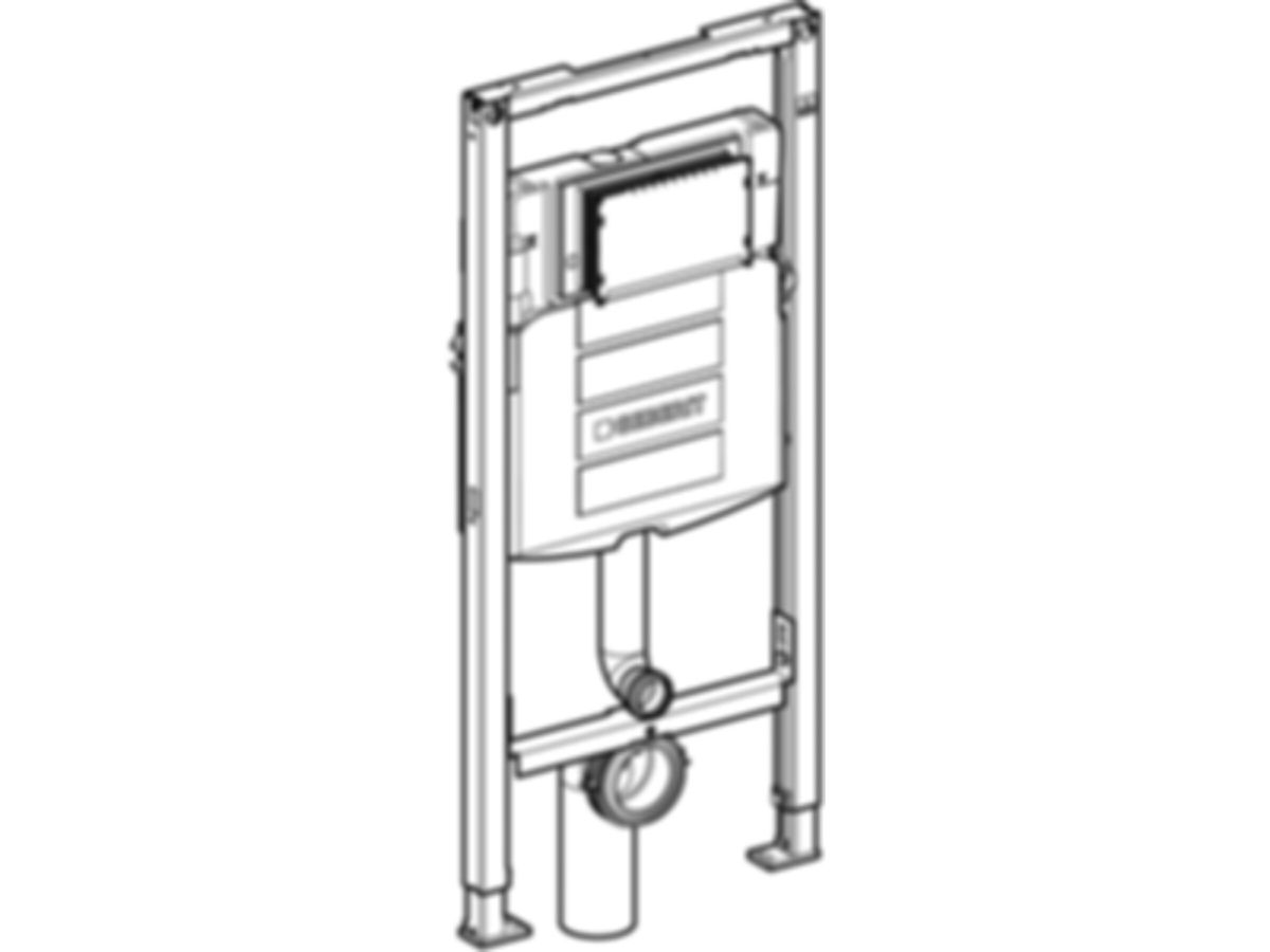 Geberit Duofix-Element für Kinder-und - Kleinkinder-Stand-WC, 112 cm