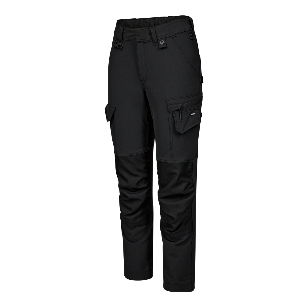 ENTIRE Damen Arbeitshose Gr. 34 - Schwarz, 4-Wege-Stretch