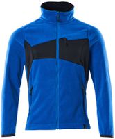 Fleecejacke mit Antipilling Gr. 2XL - azurblau/schwarzblau, 100% PES, 270 g/m²