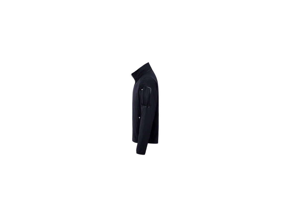 Light-Softsh.jacke Brantford 4XL schwarz - 100% Polyester, 170 g/m²