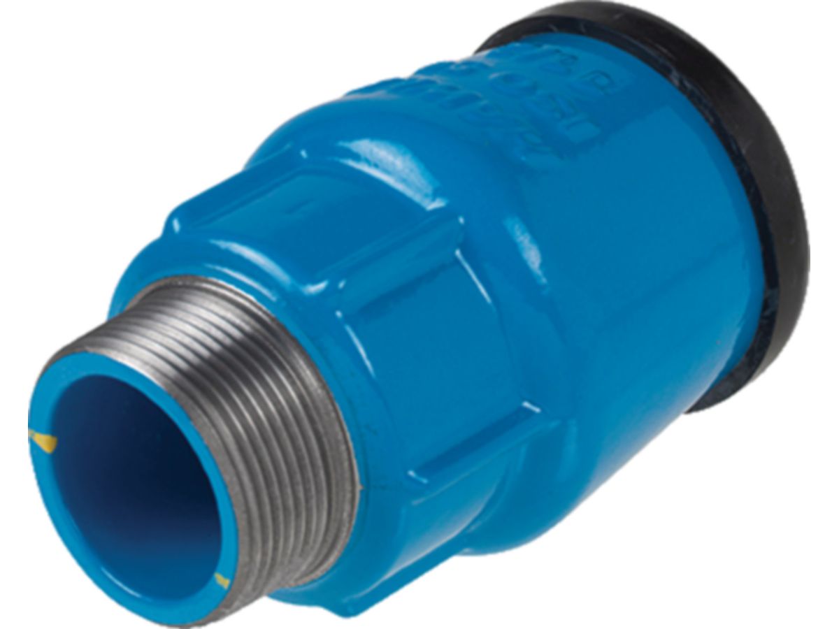 Steckfitting Hawle mit Aussengewinde