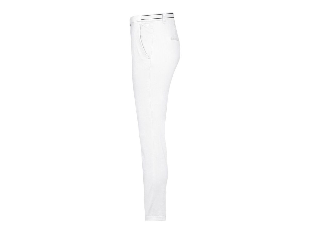 Damen 7/8-Hose Stretch, Gr. XS - weiss